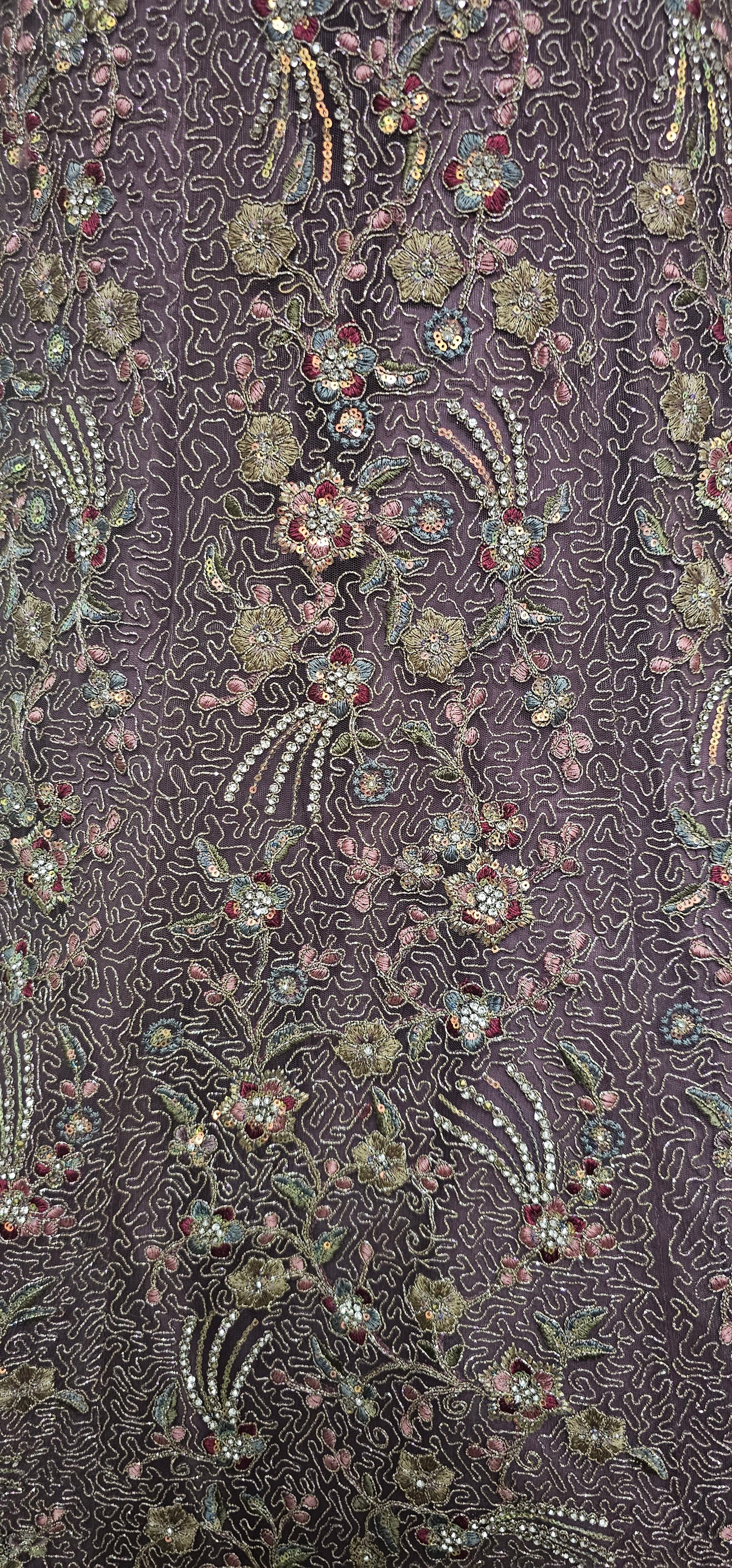 Lilac Kia Net Semi Stitched Lehenga Choli With Dupatta